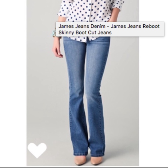 James Jeans Denim - EUC James Jeans Reboot Skinny Boot Cut Jeans
